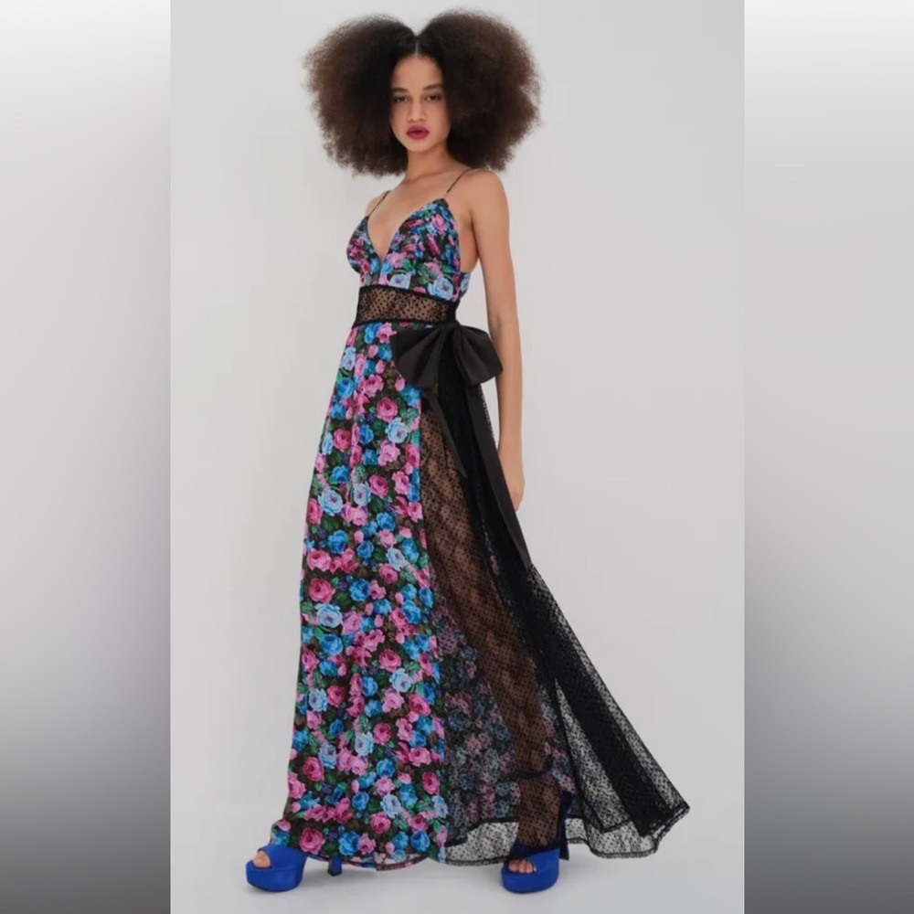 NWT For Love And Lemons Marley Maxi Dress Size- XS
